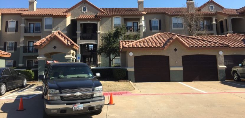 Apartment Breezeway cleaning