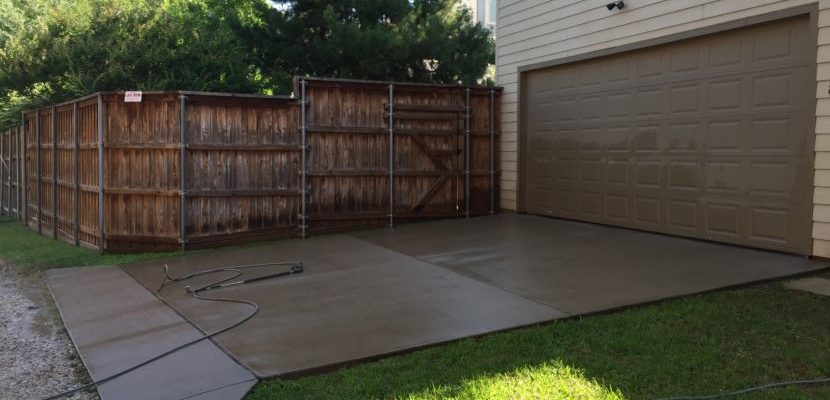 Residential Concrete Pressure Washing